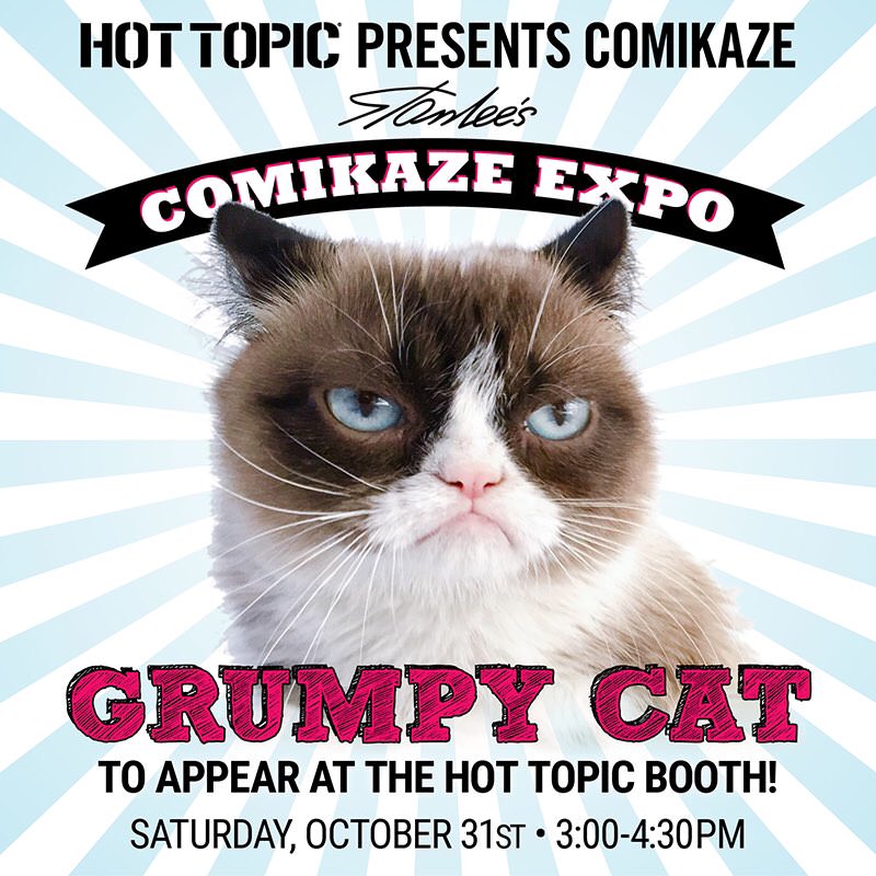 Grumpy Cat at Stan Lee's Comikaze Expo