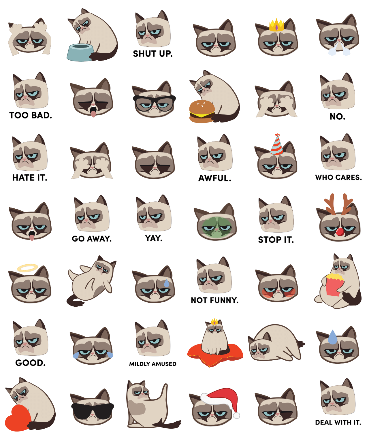 Grumpy Cat Face Shape