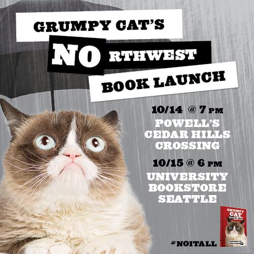 Grumpy Cat's Northwest Book Launch